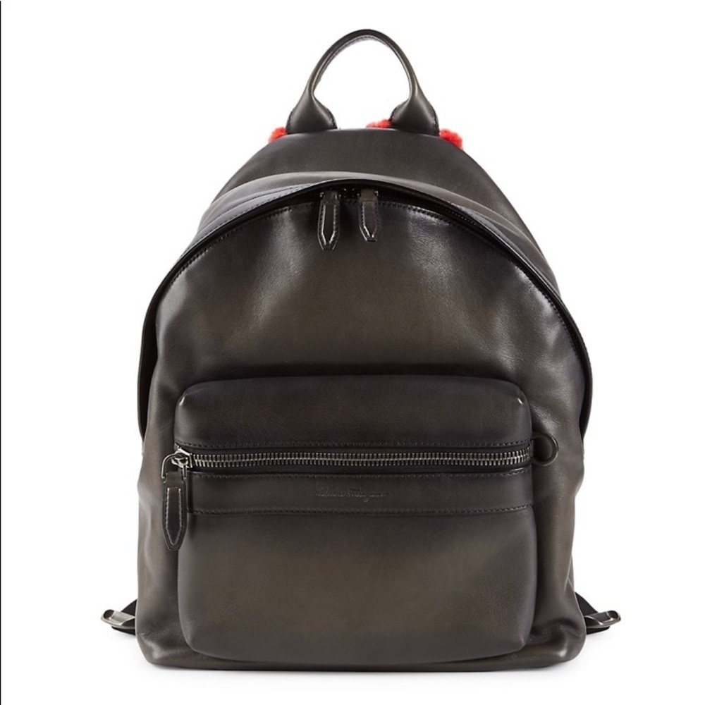 Salvatore Ferragamo
Fango Leather & Shearling Back
